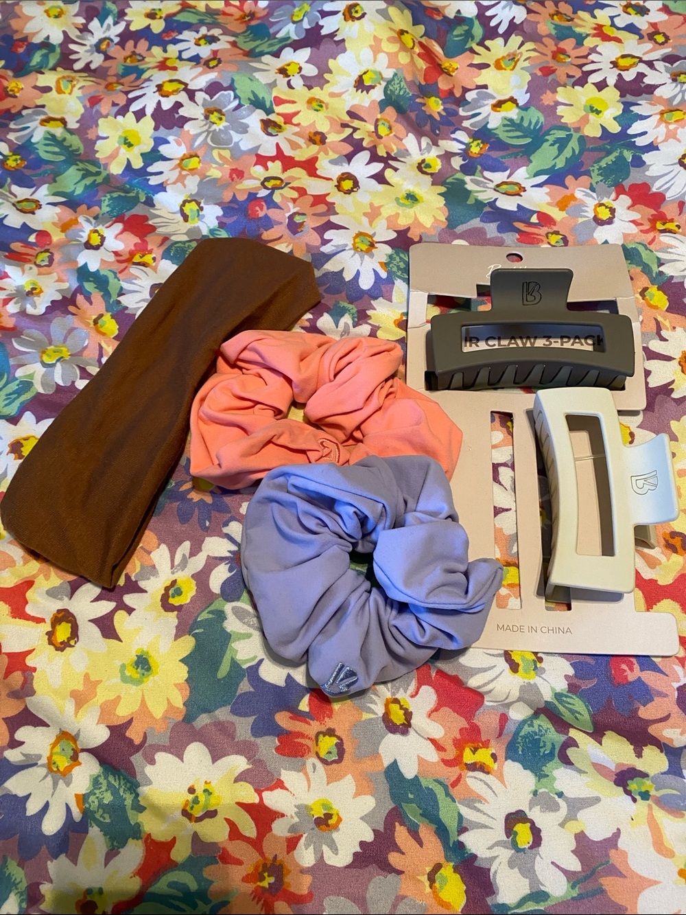Buffbunny hair clips and scrunchies